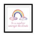 Picture of Rainbow Amongst the Clouds _GroupedProduct_Square_Mini_ _GroupedProduct_Square_Framed_Matted_
