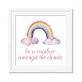 Picture of Rainbow Amongst the Clouds _GroupedProduct_Square_Mini_ _GroupedProduct_Square_Framed_Matted_