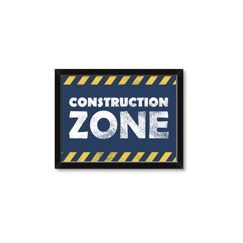 Picture of Construction Zone Work  _GroupedProduct_Rectangle_Landscape_Mini_ _GroupedProduct_Rectangle_Landscape_Framed_Matted_