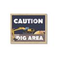 Picture of Dig Area _GroupedProduct_Rectangle_Landscape_Mini_ _GroupedProduct_Rectangle_Landscape_Framed_Matted_