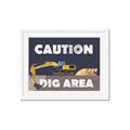 Picture of Dig Area _GroupedProduct_Rectangle_Landscape_Mini_ _GroupedProduct_Rectangle_Landscape_Framed_Matted_