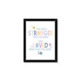 Picture of You Are Stronger _GroupedProduct_Rectangle_Portrait_Mini_ _GroupedProduct_Rectangle_Portrait_Framed_Matted_