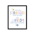Picture of You Are Stronger _GroupedProduct_Rectangle_Portrait_Mini_ _GroupedProduct_Rectangle_Portrait_Framed_Matted_