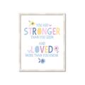 Picture of You Are Stronger _GroupedProduct_Rectangle_Portrait_Mini_ _GroupedProduct_Rectangle_Portrait_Framed_Matted_