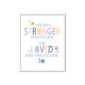 Picture of You Are Stronger _GroupedProduct_Rectangle_Portrait_Mini_ _GroupedProduct_Rectangle_Portrait_Framed_Matted_