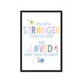 Picture of You Are Stronger _GroupedProduct_Rectangle_Portrait_Mini_ _GroupedProduct_Rectangle_Portrait_Framed_Matted_