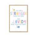 Picture of You Are Stronger _GroupedProduct_Rectangle_Portrait_Mini_ _GroupedProduct_Rectangle_Portrait_Framed_Matted_