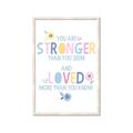 Picture of You Are Stronger _GroupedProduct_Rectangle_Portrait_Mini_ _GroupedProduct_Rectangle_Portrait_Framed_Matted_