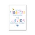 Picture of You Are Stronger _GroupedProduct_Rectangle_Portrait_Mini_ _GroupedProduct_Rectangle_Portrait_Framed_Matted_