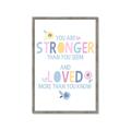 Picture of You Are Stronger _GroupedProduct_Rectangle_Portrait_Mini_ _GroupedProduct_Rectangle_Portrait_Framed_Matted_