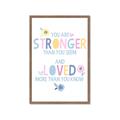 Picture of You Are Stronger _GroupedProduct_Rectangle_Portrait_Mini_ _GroupedProduct_Rectangle_Portrait_Framed_Matted_