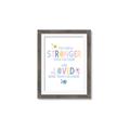 Picture of You Are Stronger _GroupedProduct_Rectangle_Portrait_Mini_ _GroupedProduct_Rectangle_Portrait_Framed_Matted_