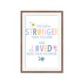 Picture of You Are Stronger _GroupedProduct_Rectangle_Portrait_Mini_ _GroupedProduct_Rectangle_Portrait_Framed_Matted_