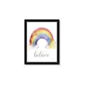 Picture of Believe in Rainbow _GroupedProduct_Rectangle_Portrait_Mini_ _GroupedProduct_Rectangle_Portrait_Framed_Matted_