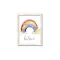 Picture of Believe in Rainbow _GroupedProduct_Rectangle_Portrait_Mini_ _GroupedProduct_Rectangle_Portrait_Framed_Matted_