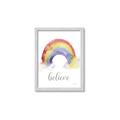 Picture of Believe in Rainbow _GroupedProduct_Rectangle_Portrait_Mini_ _GroupedProduct_Rectangle_Portrait_Framed_Matted_