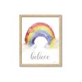 Picture of Believe in Rainbow _GroupedProduct_Rectangle_Portrait_Mini_ _GroupedProduct_Rectangle_Portrait_Framed_Matted_
