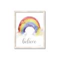 Picture of Believe in Rainbow _GroupedProduct_Rectangle_Portrait_Mini_ _GroupedProduct_Rectangle_Portrait_Framed_Matted_