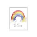 Picture of Believe in Rainbow _GroupedProduct_Rectangle_Portrait_Mini_ _GroupedProduct_Rectangle_Portrait_Framed_Matted_