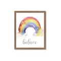 Picture of Believe in Rainbow _GroupedProduct_Rectangle_Portrait_Mini_ _GroupedProduct_Rectangle_Portrait_Framed_Matted_