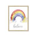 Picture of Believe in Rainbow _GroupedProduct_Rectangle_Portrait_Mini_ _GroupedProduct_Rectangle_Portrait_Framed_Matted_