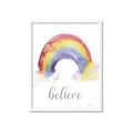 Picture of Believe in Rainbow _GroupedProduct_Rectangle_Portrait_Mini_ _GroupedProduct_Rectangle_Portrait_Framed_Matted_