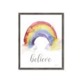 Picture of Believe in Rainbow _GroupedProduct_Rectangle_Portrait_Mini_ _GroupedProduct_Rectangle_Portrait_Framed_Matted_