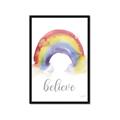 Picture of Believe in Rainbow _GroupedProduct_Rectangle_Portrait_Mini_ _GroupedProduct_Rectangle_Portrait_Framed_Matted_