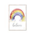 Picture of Believe in Rainbow _GroupedProduct_Rectangle_Portrait_Mini_ _GroupedProduct_Rectangle_Portrait_Framed_Matted_