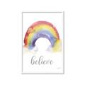 Picture of Believe in Rainbow _GroupedProduct_Rectangle_Portrait_Mini_ _GroupedProduct_Rectangle_Portrait_Framed_Matted_
