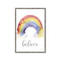 Picture of Believe in Rainbow _GroupedProduct_Rectangle_Portrait_Mini_ _GroupedProduct_Rectangle_Portrait_Framed_Matted_