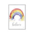 Picture of Believe in Rainbow _GroupedProduct_Rectangle_Portrait_Mini_ _GroupedProduct_Rectangle_Portrait_Framed_Matted_