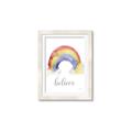 Picture of Believe in Rainbow _GroupedProduct_Rectangle_Portrait_Mini_ _GroupedProduct_Rectangle_Portrait_Framed_Matted_