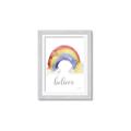 Picture of Believe in Rainbow _GroupedProduct_Rectangle_Portrait_Mini_ _GroupedProduct_Rectangle_Portrait_Framed_Matted_
