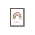 Picture of Believe in Rainbow _GroupedProduct_Rectangle_Portrait_Mini_ _GroupedProduct_Rectangle_Portrait_Framed_Matted_