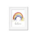 Picture of Believe in Rainbow _GroupedProduct_Rectangle_Portrait_Mini_ _GroupedProduct_Rectangle_Portrait_Framed_Matted_