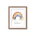 Picture of Believe in Rainbow _GroupedProduct_Rectangle_Portrait_Mini_ _GroupedProduct_Rectangle_Portrait_Framed_Matted_