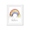 Picture of Believe in Rainbow _GroupedProduct_Rectangle_Portrait_Mini_ _GroupedProduct_Rectangle_Portrait_Framed_Matted_