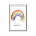 Picture of Believe in Rainbow _GroupedProduct_Rectangle_Portrait_Mini_ _GroupedProduct_Rectangle_Portrait_Framed_Matted_