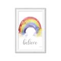 Picture of Believe in Rainbow _GroupedProduct_Rectangle_Portrait_Mini_ _GroupedProduct_Rectangle_Portrait_Framed_Matted_