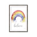 Picture of Believe in Rainbow _GroupedProduct_Rectangle_Portrait_Mini_ _GroupedProduct_Rectangle_Portrait_Framed_Matted_
