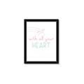 Picture of With All Your heart _GroupedProduct_Rectangle_Portrait_Mini_ _GroupedProduct_Rectangle_Portrait_Framed_Matted_
