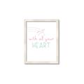 Picture of With All Your heart _GroupedProduct_Rectangle_Portrait_Mini_ _GroupedProduct_Rectangle_Portrait_Framed_Matted_