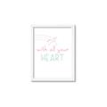 Picture of With All Your heart _GroupedProduct_Rectangle_Portrait_Mini_ _GroupedProduct_Rectangle_Portrait_Framed_Matted_