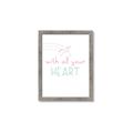 Picture of With All Your heart _GroupedProduct_Rectangle_Portrait_Mini_ _GroupedProduct_Rectangle_Portrait_Framed_Matted_