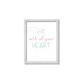 Picture of With All Your heart _GroupedProduct_Rectangle_Portrait_Mini_ _GroupedProduct_Rectangle_Portrait_Framed_Matted_