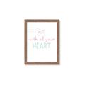Picture of With All Your heart _GroupedProduct_Rectangle_Portrait_Mini_ _GroupedProduct_Rectangle_Portrait_Framed_Matted_