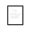 Picture of With All Your heart _GroupedProduct_Rectangle_Portrait_Mini_ _GroupedProduct_Rectangle_Portrait_Framed_Matted_
