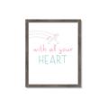 Picture of With All Your heart _GroupedProduct_Rectangle_Portrait_Mini_ _GroupedProduct_Rectangle_Portrait_Framed_Matted_