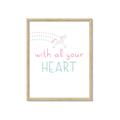 Picture of With All Your heart _GroupedProduct_Rectangle_Portrait_Mini_ _GroupedProduct_Rectangle_Portrait_Framed_Matted_